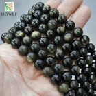 Edelsteine Perlen Natur Rund Schmucksteine für Ketten und Armbänder