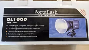 PORTAFLASH DL 1000 Fan Assisted Digi Light Studio & Portable Lighting - Picture 1 of 5