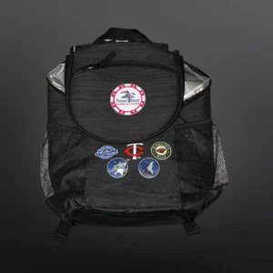 Neu ohne Etikett MN Sport Team Logo Rucksack weich Kühlbox wilde Zwillinge Luchse Wölfe - Bild 1 von 7