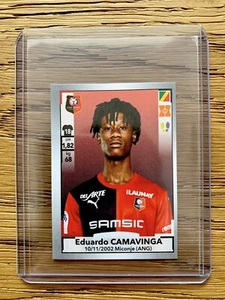 🛑👀 2019-20 Panini Foot #424 Eduardo Camavinga RC France La Liga 🔥📈 ROOKIE - Picture 1 of 4