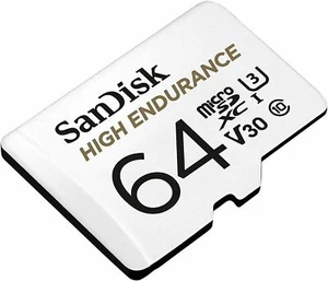 Carte de tableau de bord SanDisk 64 Go haute endurance microSDXC micro SDXC SDSQQNR-064G - Photo 1 sur 2