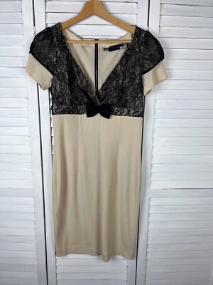 Love Moschino Lace Dress, Bow, Pencil,  Vintage Y2K Style, Sz 8 - image 1 of 4