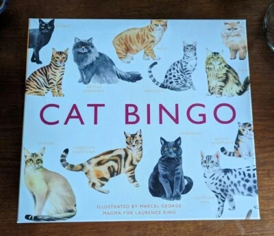 Cat Bingo by Magma for Laurence King, Used Once Gift Family Game Fun  - Image 1 of 4