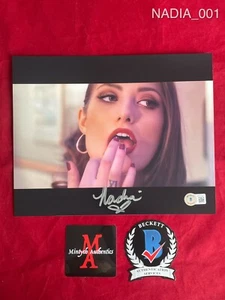 Nadia Teichmann Ice Nine Kills foto firmata 8x10 Beckett Spencer Charnas - Foto 1 di 4
