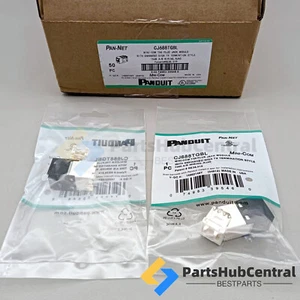 For Panduit CAT6 Gigabit black Network Jack Module CJ688TGBL * Quantity (50) - Afbeelding 1 van 8