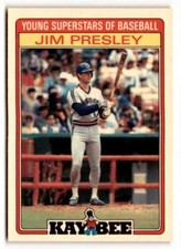 1986 Topps Kay-Bee Young Superstars of Baseball #24 Jim Presley NrMt-Mt ID:50389
