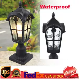 Outdoor Lamp Post Pole Light Walk Way Light Yard Decor Garden Patio Lantern Lamp - Picture 1 of 12