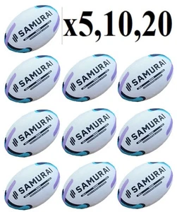 Samurai Rugby Ball 3 4 5 Großpackung Team Restposten Trainingsbälle - Bild 1 von 10