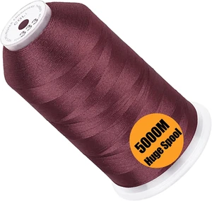 - Single Huge Spool 5000M Each Polyester Embroidery Machine Thread 40WT for Comm - Picture 1 of 6