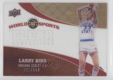 2010 Upper Deck World of Sports Clear Competitors /550 Larry Bird #CC-4 HOF