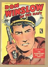 Don Winslow of the Navy 25 (FVF) WWII! Torture! Battle! War! 1945 Fawcett Y010