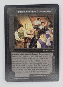 MIDDLE-EARTH CCG MECCG PILFER ANYTHING UNWATCHED AGAINST THE SHADOW ATS UNCOMMON - Picture 1 of 2