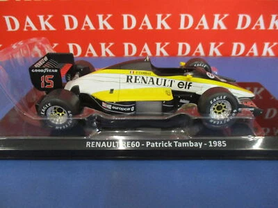 Die cast 1/24 Modellino Auto F1 Renault RE60 1985 P. Tambay - Immagine 1 di 4