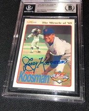 JERRY KOOSMAN SIGNED 1969 NEW YORK METS 1994 SPECTRUM #4 BECKETT 333