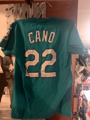 Majestic Hombres Seattle Mariners, Robinson Cano 22 Pequeño Hombre Foto 1 de 3