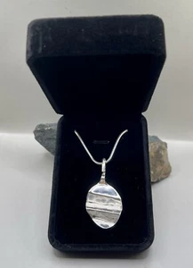 Handmade/Sterling silver Pendant & Snake Chain with one off pendant - Picture 1 of 12