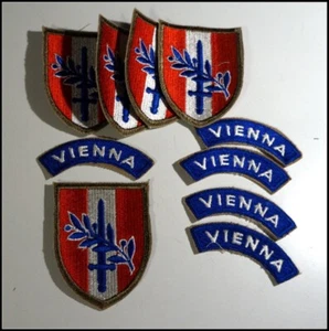 Dealer Lot of 5 Military Patches US Army Forces Austria & Tabs New OS #T2532 - Picture 1 of 3