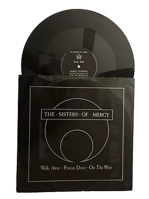 12" Extended Remix Vinyl The Sisters Of Mercy Walk Away 1984 Long Train 7" Flexi - Image 1 of 4