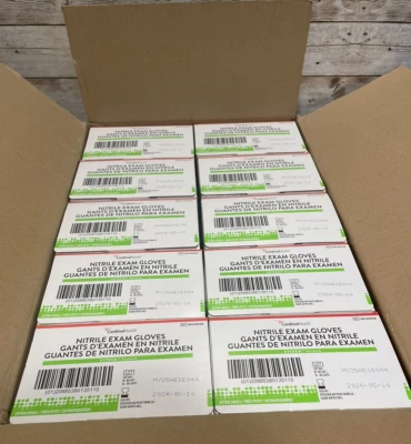 Esteem Nitrile PowderFree Exam Gloves *1500/cs* Size: XSMALL *See Date* - Image 1 of 4