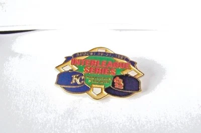 1997 KC Kansas City Royals St. Louis Cardinals Inaugural Interleague Series pin - Image 1 of 4
