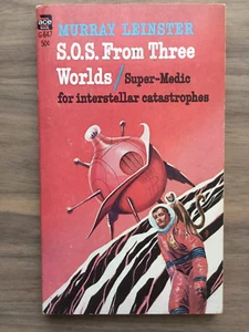 S.O.S. From Three Worlds by Murray Leinster - Ace First Print 1966 - Paperback - Bild 1 von 8