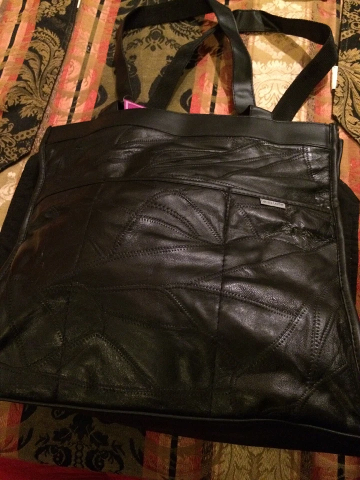 Bolso de Mano de Viaje Embassy de Cuero Genuino para Compras, Estuche de Hombro Grande para Mujer... Foto 1 de 3