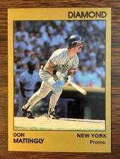 1991 Star Company DON MATTINGLY Limited Edition DIAMOND Promo Card  400 printed