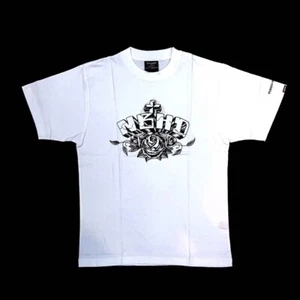 Stussy Neighborhood Boneyards Herren Rose T-Shirts Tops weiß schwarz Freizeit Gr. S - Bild 1 von 6