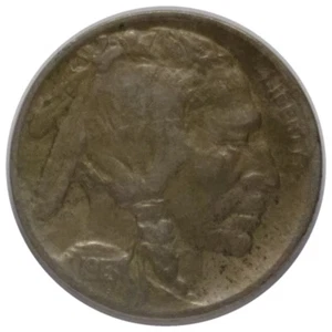 1913-D 5c Type 1 Buffalo Nickel A1 - Near Full Horn - Picture 1 of 4