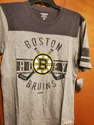 Camiseta REEBOK-Youth XL- Boston Bruins Manga Corta Cara Off -NHL- Nueva con Etiquetas Foto 1 de 3