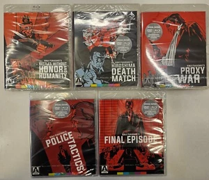 THE YAKUZA PAPERS Volume 1-5 Blu Ray NEW Sealed Arrow Video Kinji Fukasaku 2 3 4 - Picture 1 of 3