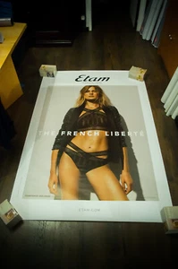 ETAM LINGERIE JABLONSKI French Vintage Advertising Fashion Sexy Poster Original - Picture 1 of 7