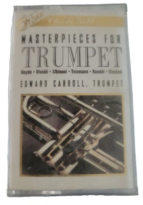 Classic Gold Masterpieces For Trumpet Cassette Tape 1994 Edward Carroll New  - Image 1 of 4