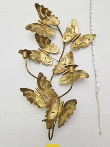Antique Sconce (wall lamps) Butterfly - Picture 1 of 11