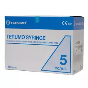 100 x 5ML LUER SLIP TIP SYRINGE - Picture 1 of 2