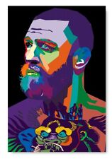 Conor McGregor Poster Wall Art UFC MMA Box Portrait Pop Art Home Decor Colorful