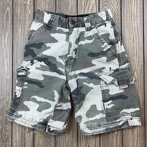 one tough brand youth boys size 8 camouflage print cargo shorts - Picture 1 of 6