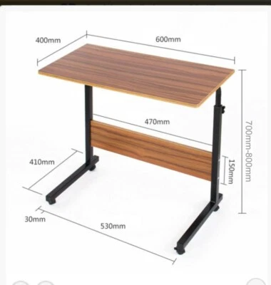 Tragbarer verstellbarer Laptoptisch Schlafsofa Tablett Computer Notebook Schreibtisch Trolley - Bild 1 von 3
