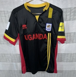 Uganda National Team Soccer XL Replica Jersey Black Yellow Red - Imagen 1 de 6