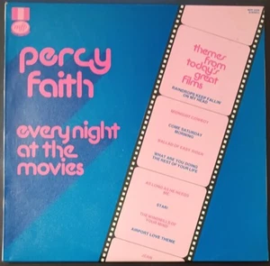 Percy Faith – Everynight At The Movies - 1972 LP record near mint, cover VG - Picture 1 of 3