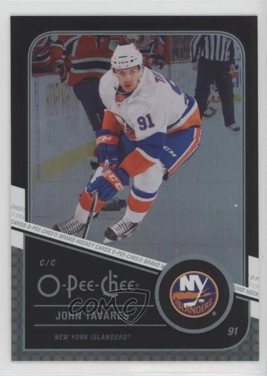 2011-12 O-Pee-Chee Rainbow Foil Black Border /100 John Tavares #438 - Image 1 of 2