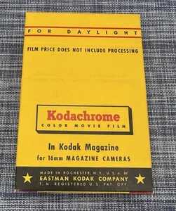 Kodachrome Color Movie 16mm Film in Kodak Magazine 1960 New Cartridge 50ft M - Picture 1 of 6
