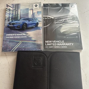 2021 BMW 3 Series And 5 Series Sedan Owners Manual Set With Case - Bild 1 von 3