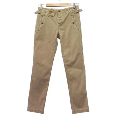Pantalones chinos vintage Ralph Lauren para mujer talla 2 algodón calce ajustado utilitarios tostado oscuro Foto 1 de 4