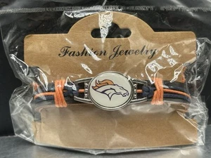 Denver Broncos Bracelet Men Or Women’s Brand New In Package NWT Fashion Jewelry - Picture 1 of 2