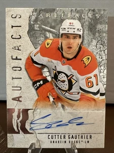 2025-26 Upper Deck Artifacts Autofacts Cutter Gauthier Auto #AF-CG - Bild 1 von 2