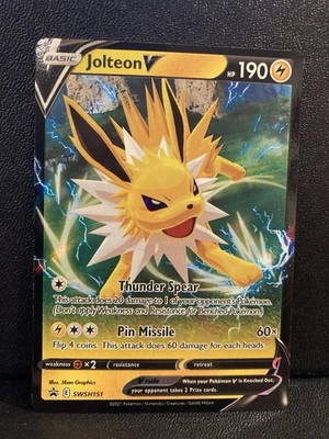 Jolteon V SWSH151 SWSH: Sword & Shield Promo Cards - Pokemon Card - NM Holo - Image 1 of 2