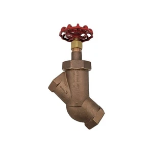 2" United Brass Works Bronze Globe Valve, Y-Body, FNPT, 200 psi, 285950 - Picture 1 of 7