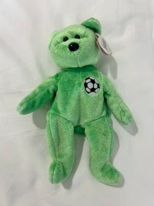 TY Beanie Baby - KICKS the Soccer Bear (8.5 inch) - Picture 1 of 7