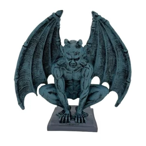 1 pieza Decoración Gótica Ángel Diablo - Decoración Fantasía Oscura con Alas de Murciélago Estatua - Imagen 1 de 2